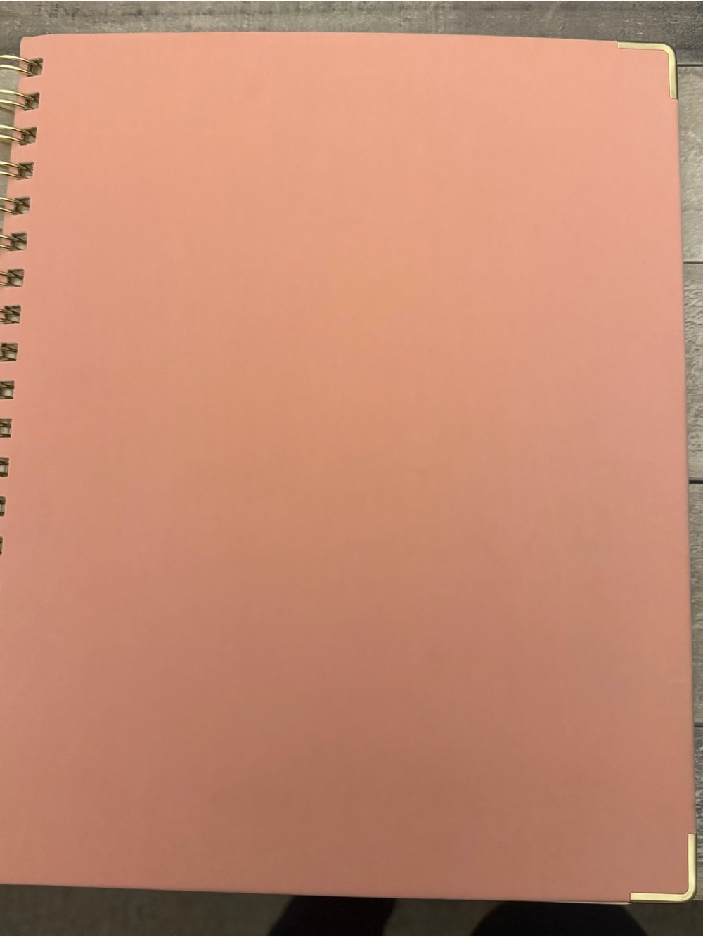 Pink Spiral-Bound Home Art Notebook